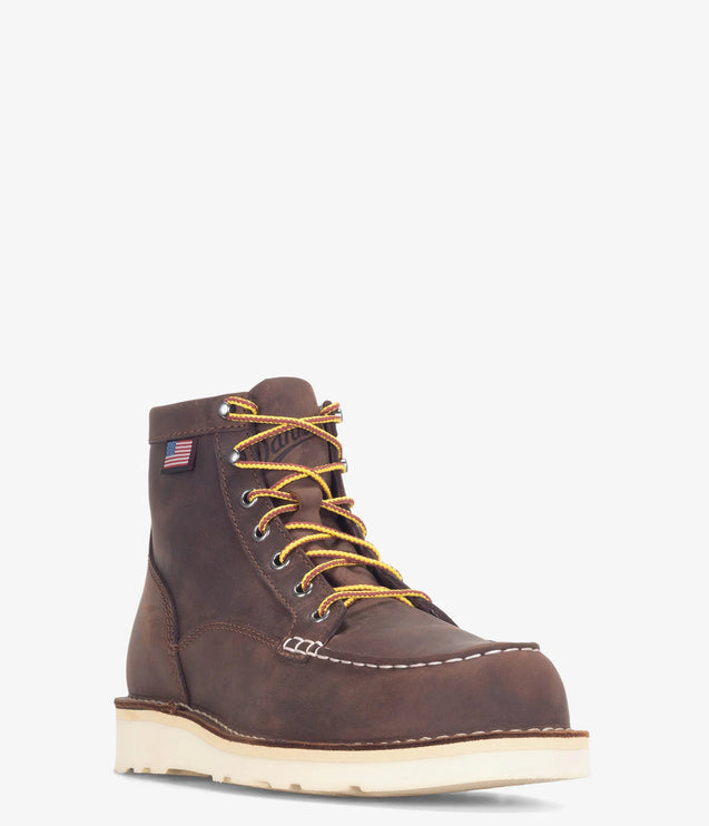 Danner Bull Run Moc Toe 6" Wedge Boot - Tobacco