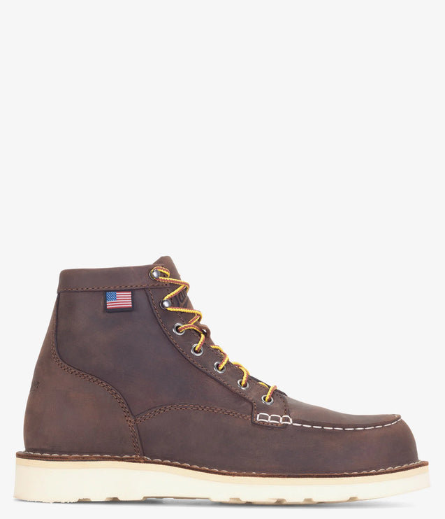 Danner Bull Run Moc Toe 6" Wedge Boot - Tobacco