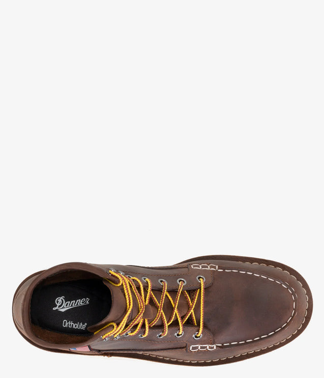 Danner Bull Run Moc Toe 6" Wedge Boot - Tobacco