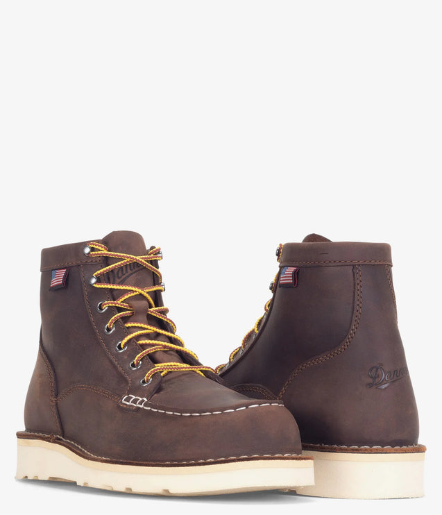 Danner Bull Run Moc Toe 6" Wedge Boot - Tobacco