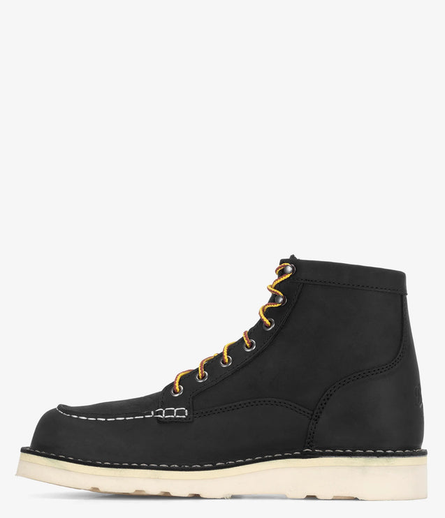 Danner Bull Run Moc Toe 6" Wedge Boot - Black