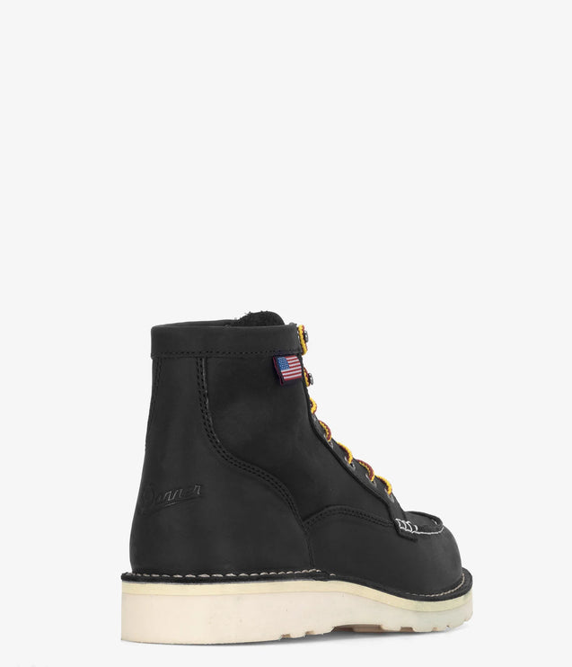 Danner Bull Run Moc Toe 6" Wedge Boot - Black