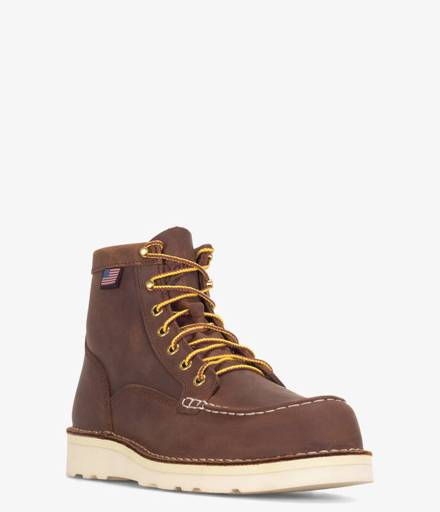 Danner Bull Run Moc Toe 6" Wedge Boot - Brown