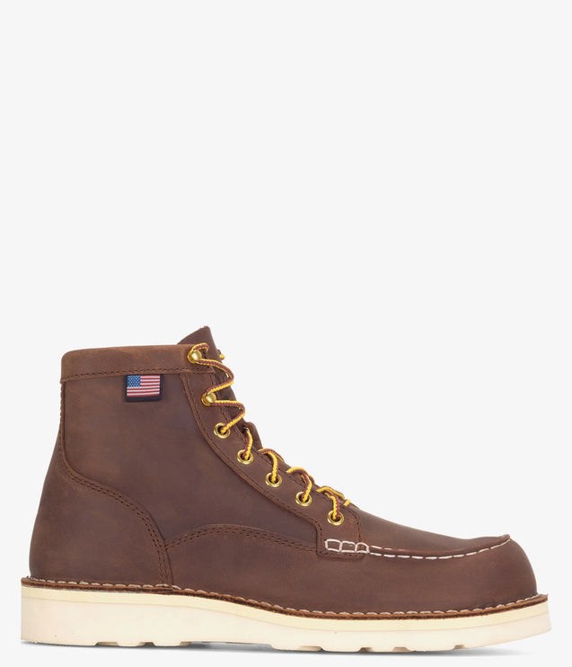 Danner Bull Run Moc Toe 6" Wedge Boot - Brown