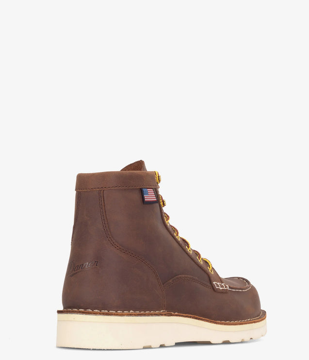 Danner Bull Run Moc Toe 6" Wedge Boot - Brown