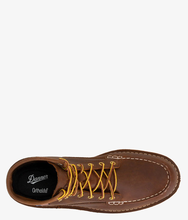 Danner Bull Run Moc Toe 6" Wedge Boot - Brown