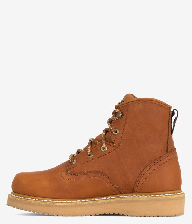 Georgia Boot 6" Wedge Work Boot - Brown