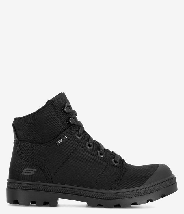 Skechers Work Rotund Darragh Steel Toe Boot - Black