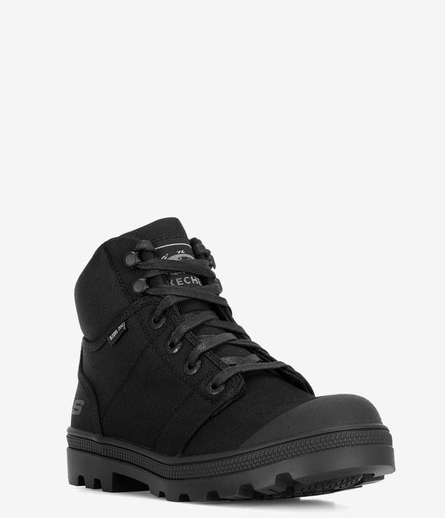Skechers Work Rotund Darragh Steel Toe Boot - Black