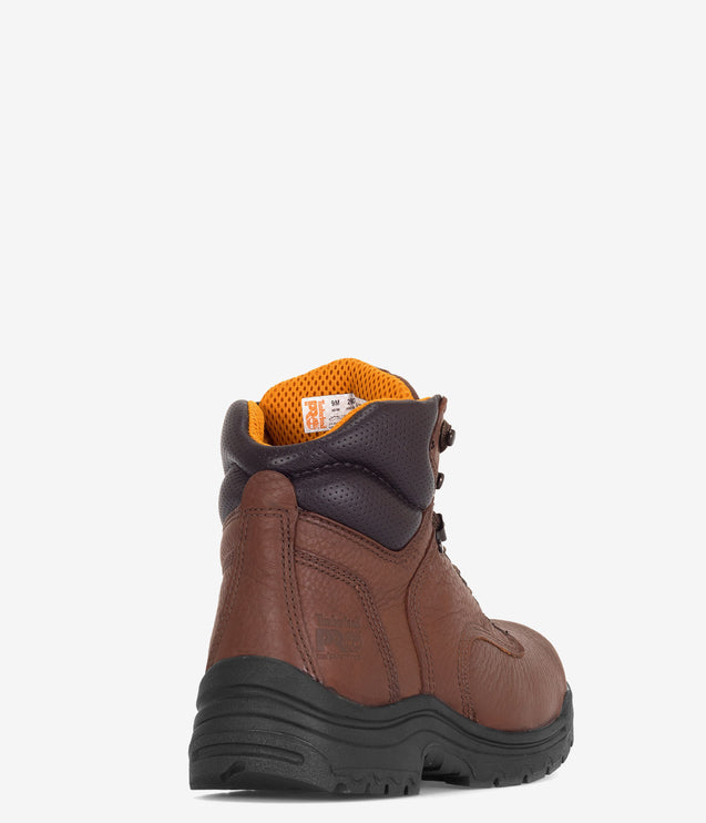 Timberland PRO Titan 6" Alloy Safety Toe Work Boot - Coffee