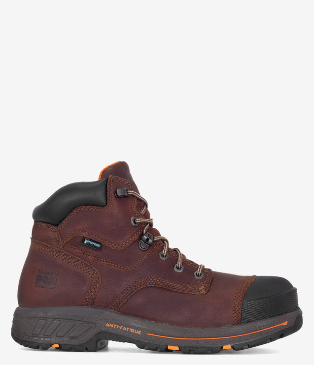 Timberland PRO Helix HD 6" Composite Safety Toe Waterproof Work Boot - Brown