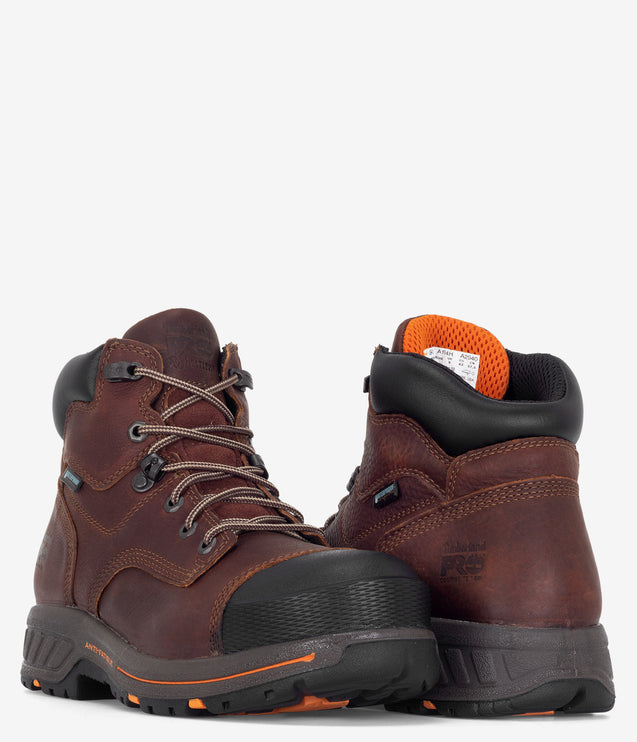 Timberland PRO Helix HD 6" Composite Safety Toe Waterproof Work Boot - Brown