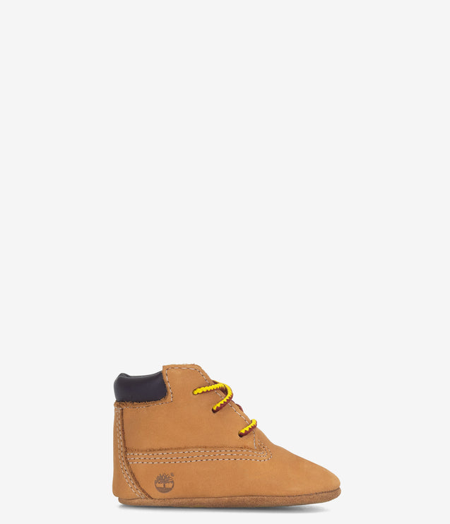 Timberland Infant Crib Bootie With Hat Set - Wheat