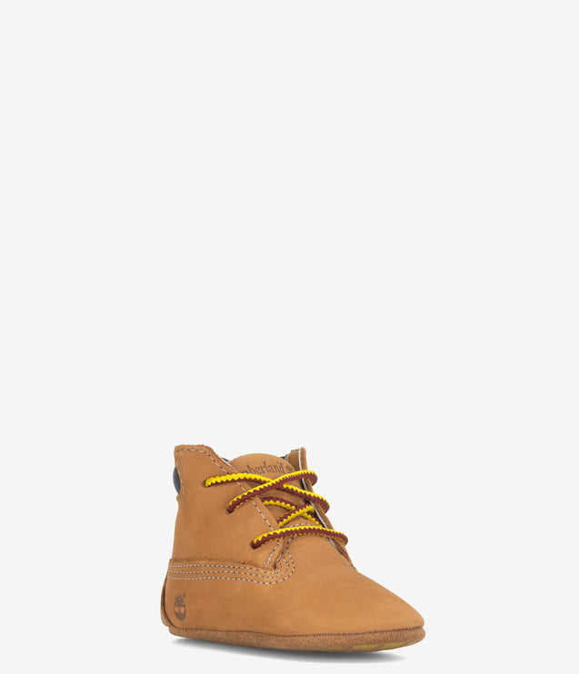 Timberland Infant Crib Bootie With Hat Set - Wheat