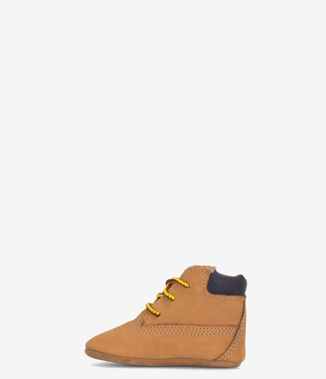 Timberland Infant Crib Bootie With Hat Set - Wheat
