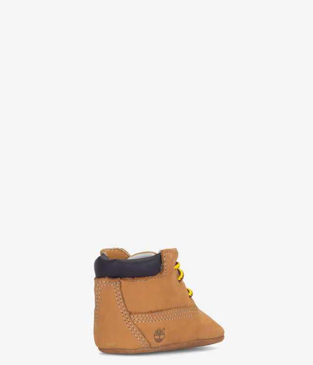 Timberland Infant Crib Bootie With Hat Set - Wheat