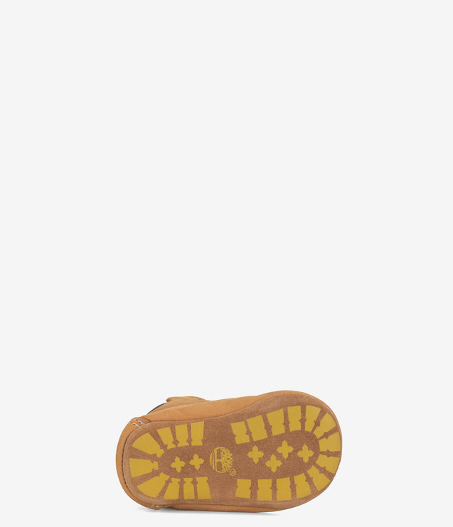 Timberland Infant Crib Bootie With Hat Set - Wheat