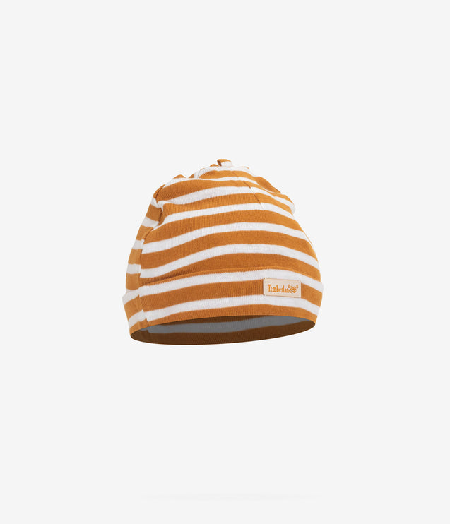 Timberland Infant Crib Bootie With Hat Set - Wheat