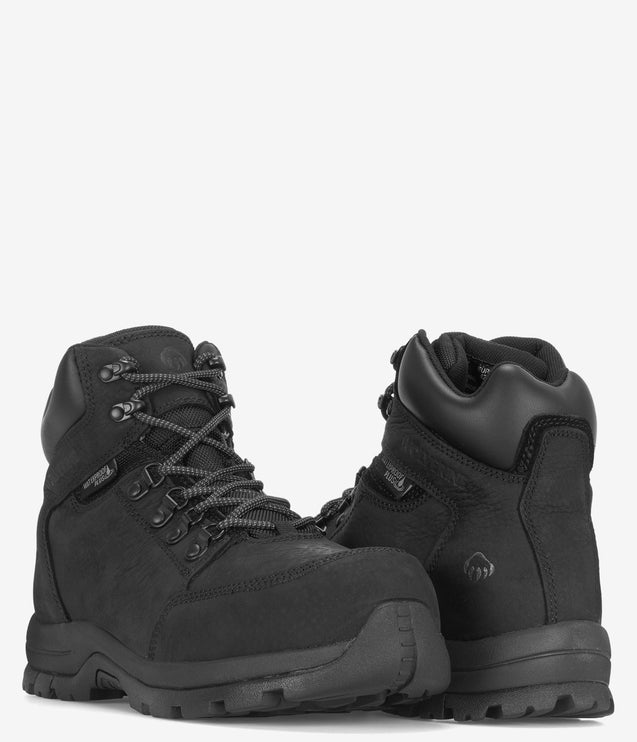 Wolverine Grayson Safety Toe Waterproof Boot - Black
