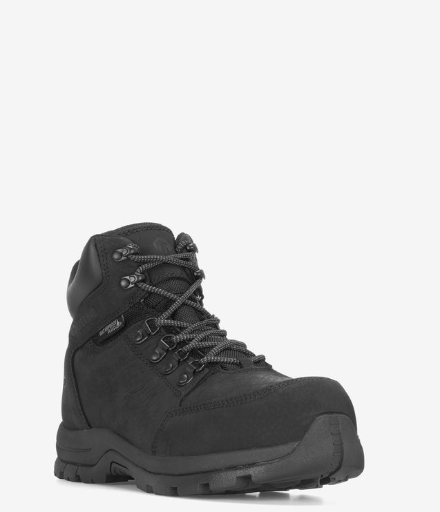 Wolverine Grayson Safety Toe Waterproof Boot - Black
