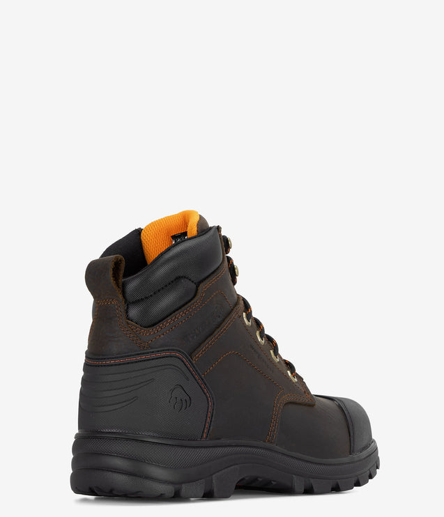 Wolverine Carlsbad Cap-Toe 6" Steel Toe Work Boot - Brown