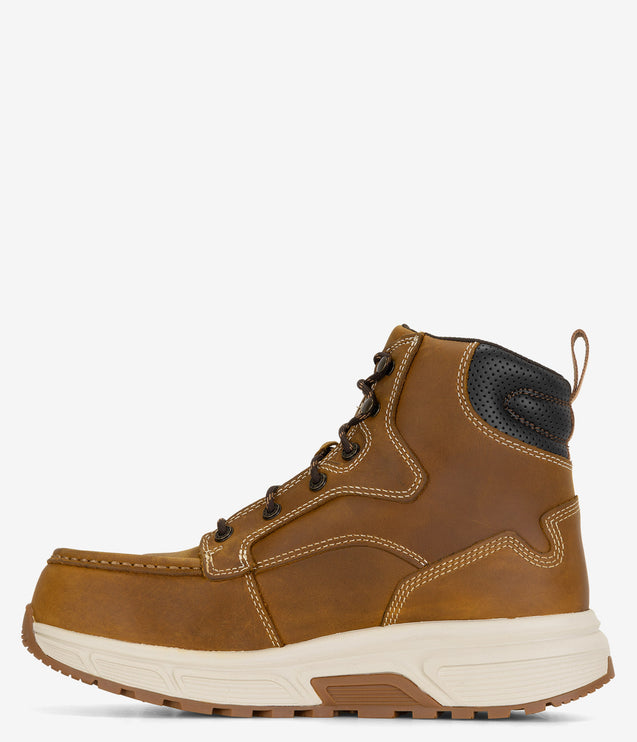 Wolverine Ride Performance Wedge 6" CarbonMax WP Work Boot - Cashew