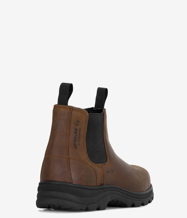 Wolverine Carlsbad Steel Toe Slip-On Work Romeo - Brown