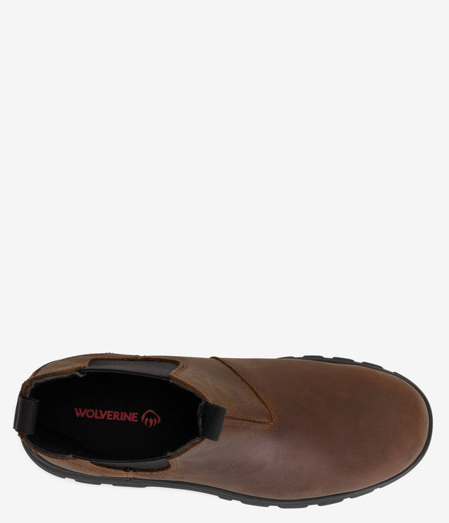 Wolverine Carlsbad Steel Toe Slip-On Work Romeo - Brown