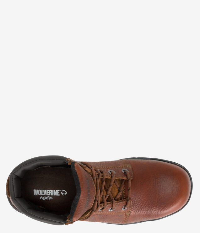 Wolverine Marquette Safety Toe 6" Work Boot - Walnut