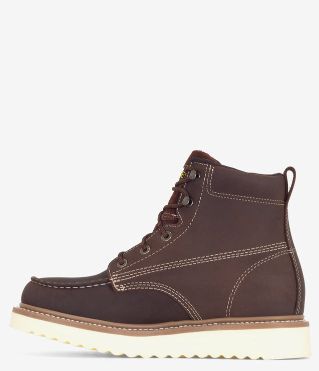Wolverine Loader 6" Soft Toe Wedge Boot - Brown