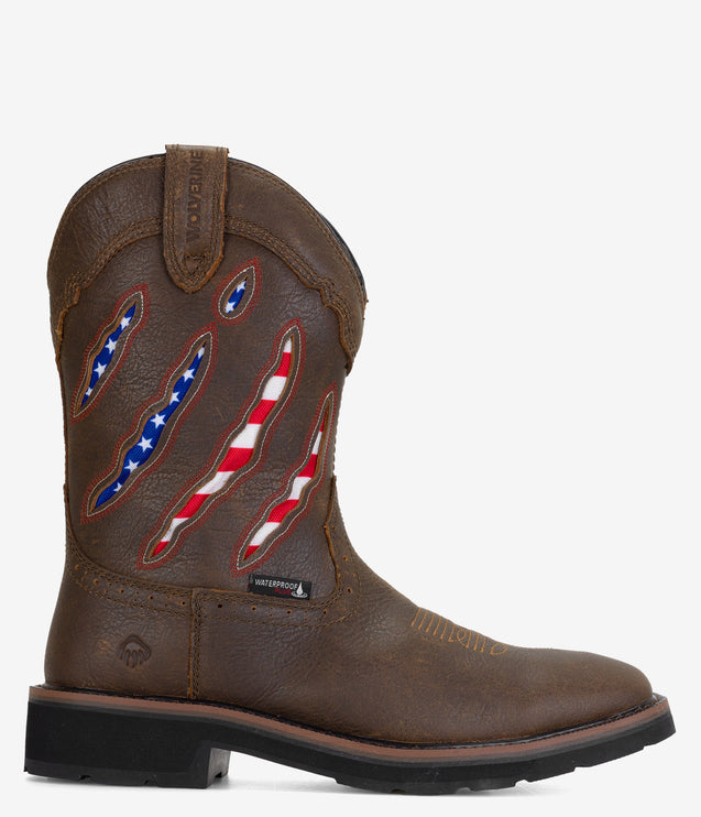 Wolverine Rancher Claw Wellington - Brown