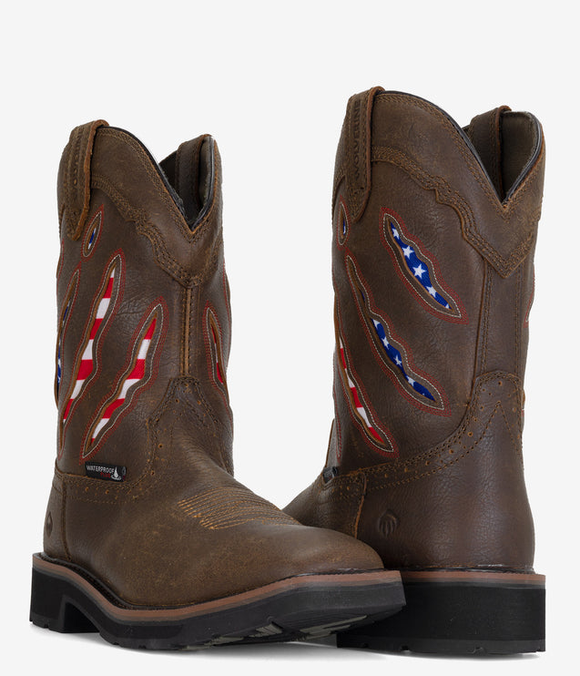 Wolverine Rancher Claw Wellington - Brown