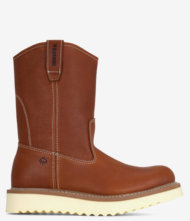 Wolverine 10" Wellington Pull-on Boot - Brown