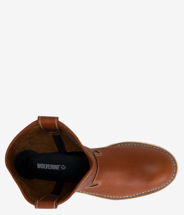 Wolverine 10" Wellington Pull-on Boot - Brown