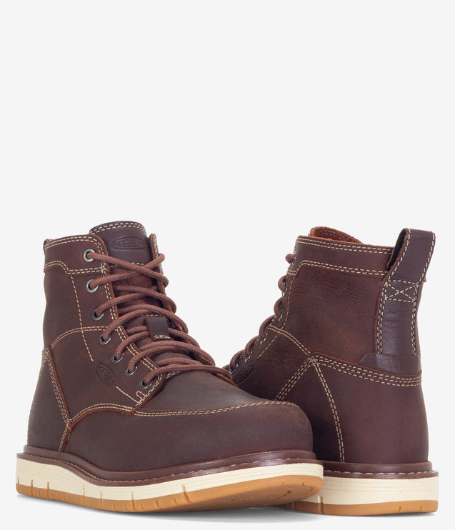 KEEN Utility San Jose 6" Aluminum Safety Toe Wedge Boot - Gingerbread