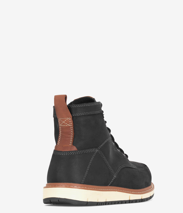 KEEN Utility San Jose 6" Aluminum Safety Toe Boot - Black/Caramel