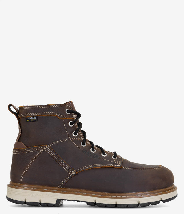 KEEN Utility San Jose 6" Aluminum Toe WP 90° Heel Boot - Bison