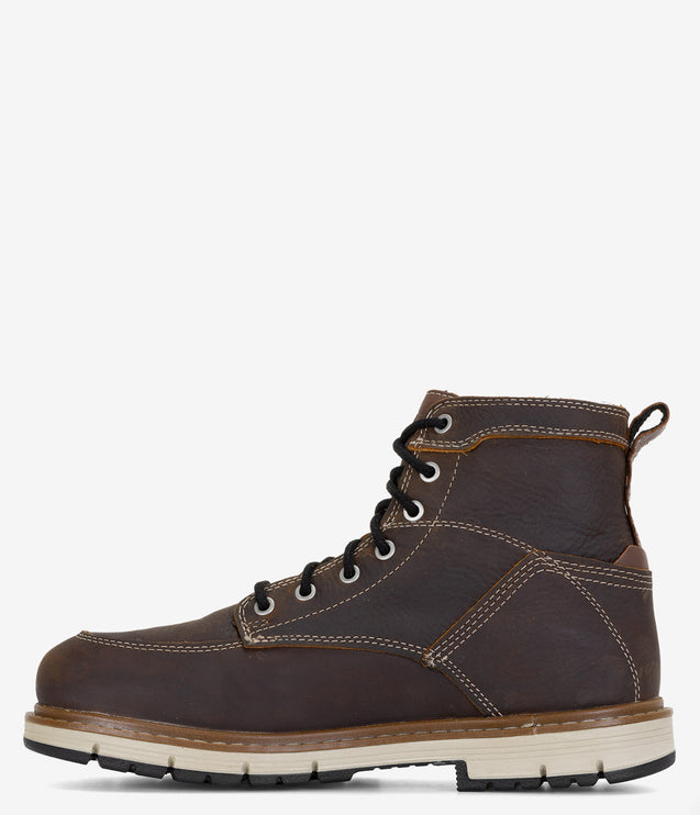 KEEN Utility San Jose 6" Aluminum Toe WP 90° Heel Boot - Bison