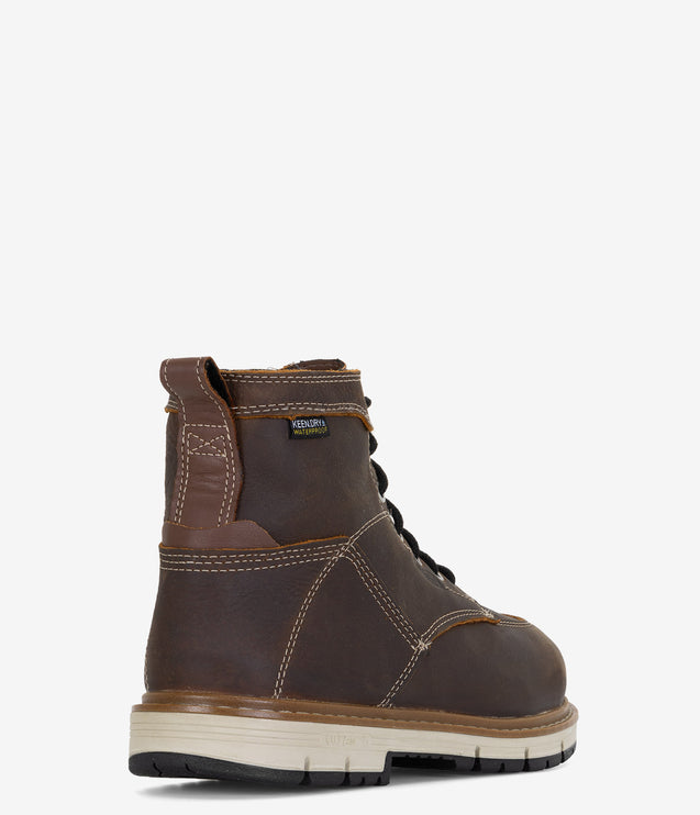 KEEN Utility San Jose 6" Aluminum Toe WP 90° Heel Boot - Bison