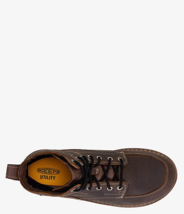 KEEN Utility San Jose 6" Aluminum Toe WP 90° Heel Boot - Bison