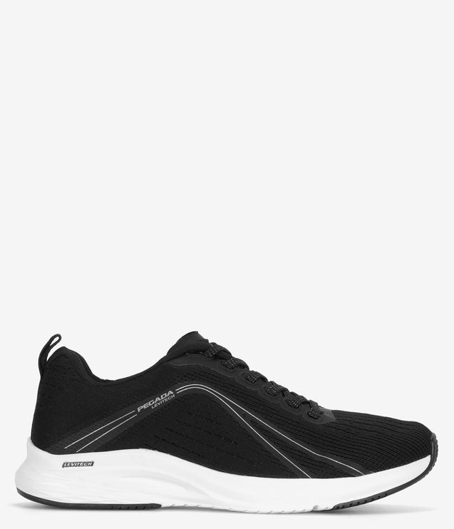 Pegada Sport Elev Knit Athletic Shoe - Black