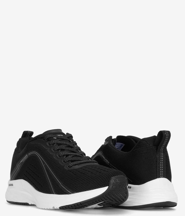 Pegada Sport Elev Knit Athletic Shoe - Black
