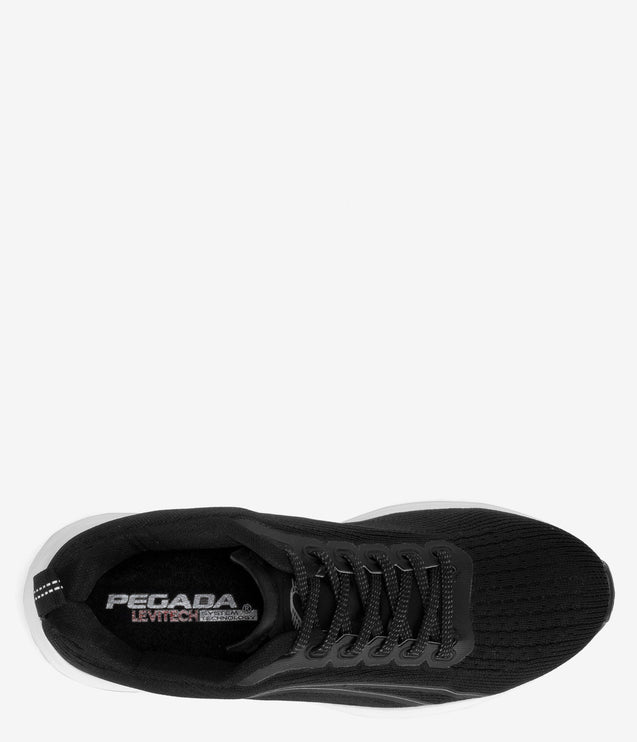 Pegada Sport Elev Knit Athletic Shoe - Black