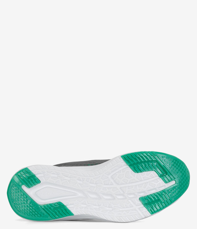 Pegada Sport Elev Knit Athletic Shoe - Grey/Green