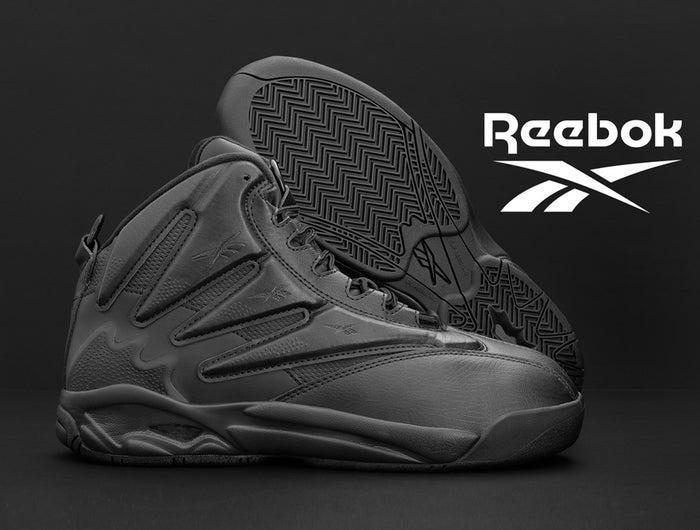 Close up of Reebok work shoes sold by Boot World