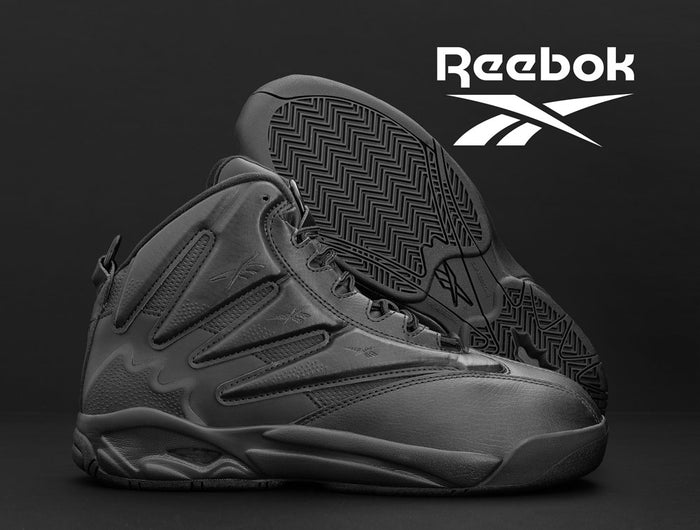 Close up of Reebok work shoes sold by Boot World