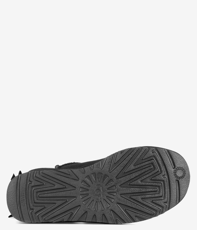 UGG Mini Bailey Bow II Sheepskin Boot - Black