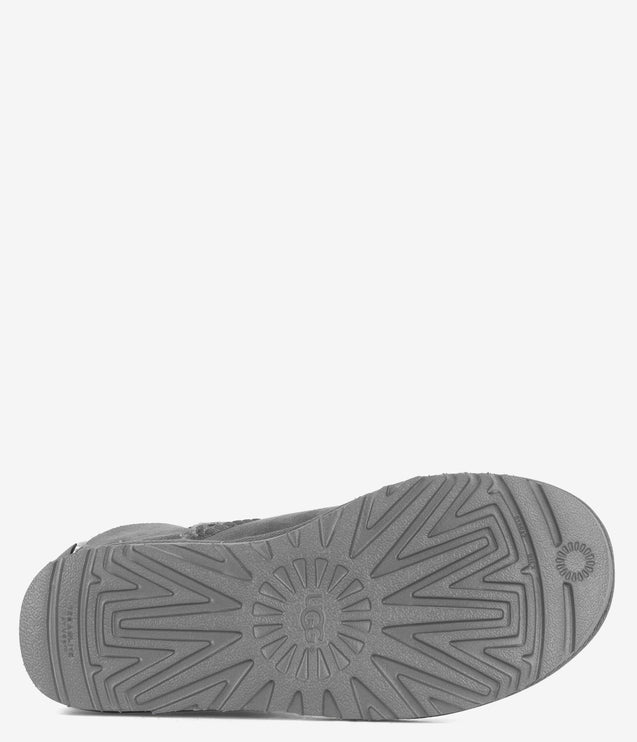 UGG Mini Bailey Bow II Sheepskin Boot - Grey