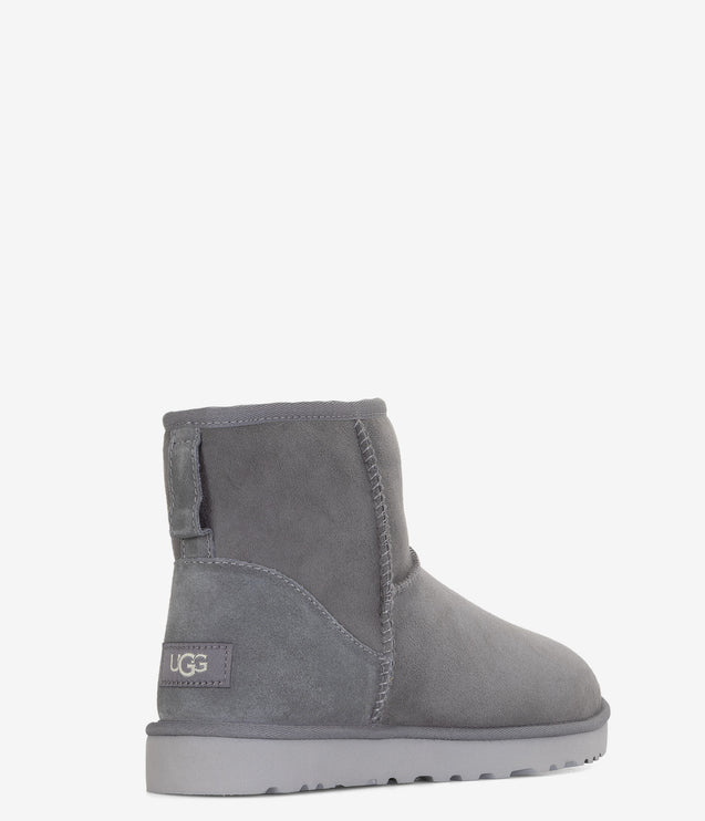 UGG Classic Mini Sheepskin Boot - Dark Grey