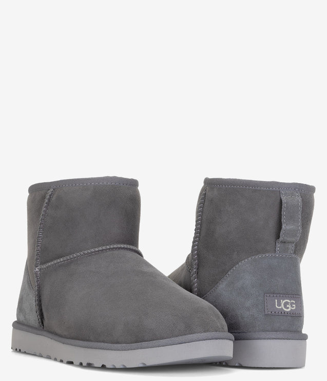 UGG Classic Mini Sheepskin Boot - Dark Grey